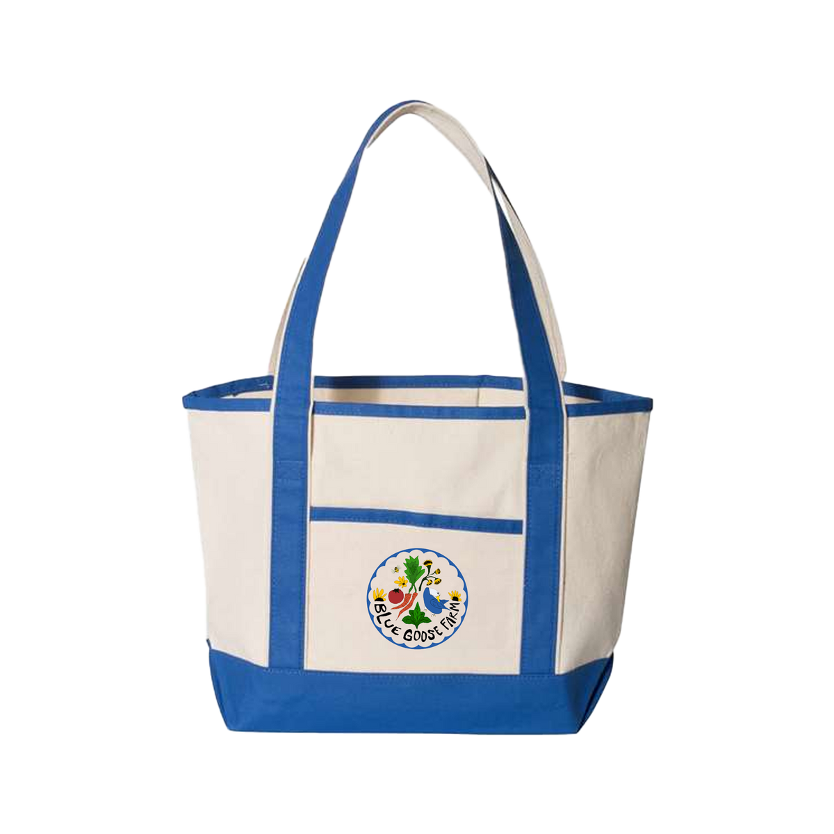 Blue Goose Farm Crest Tote Bag