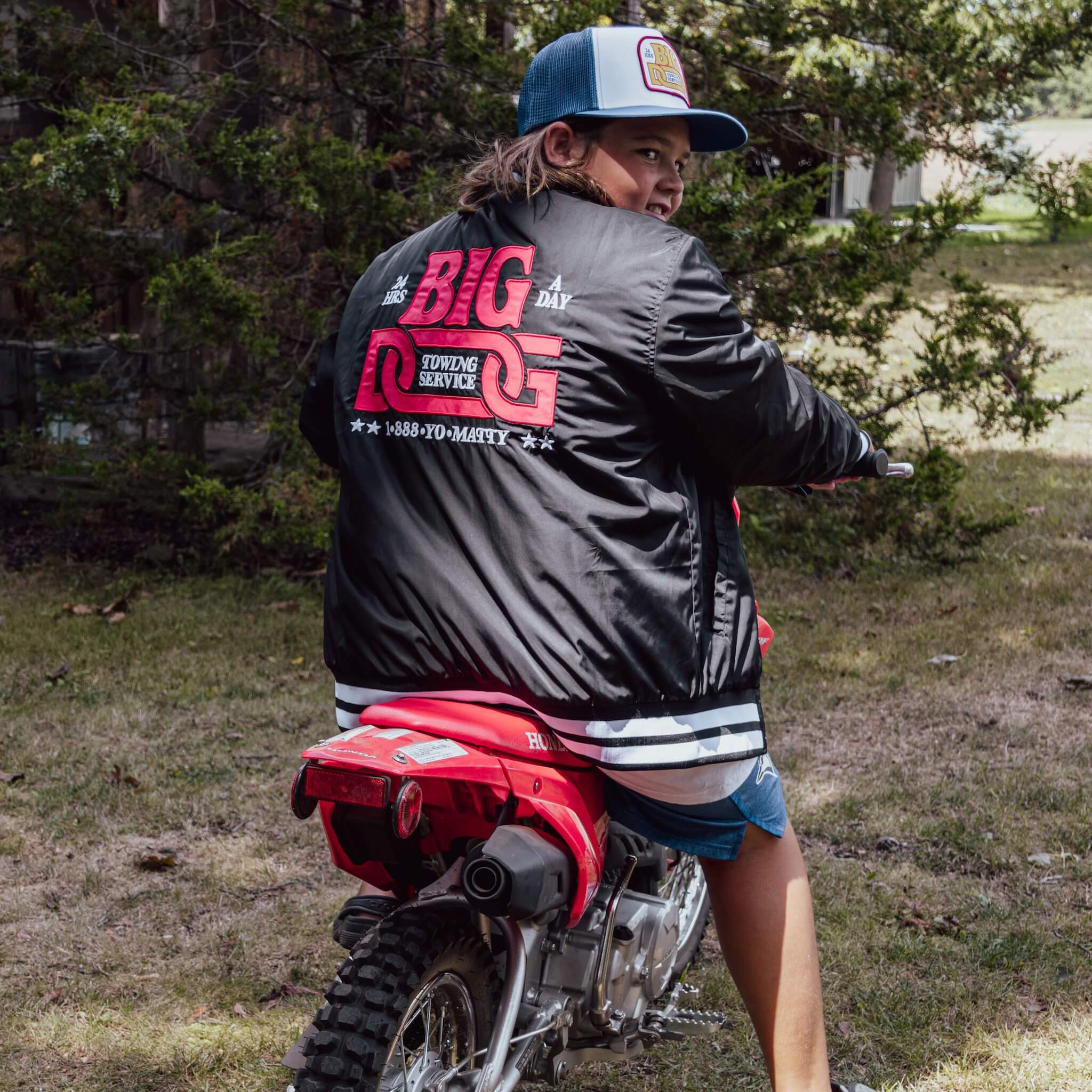 Big Dog Towing Bomber Jacket