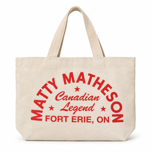 Canadian Legend Tote Bag Matty Mainline Tote BagMatty Matheson