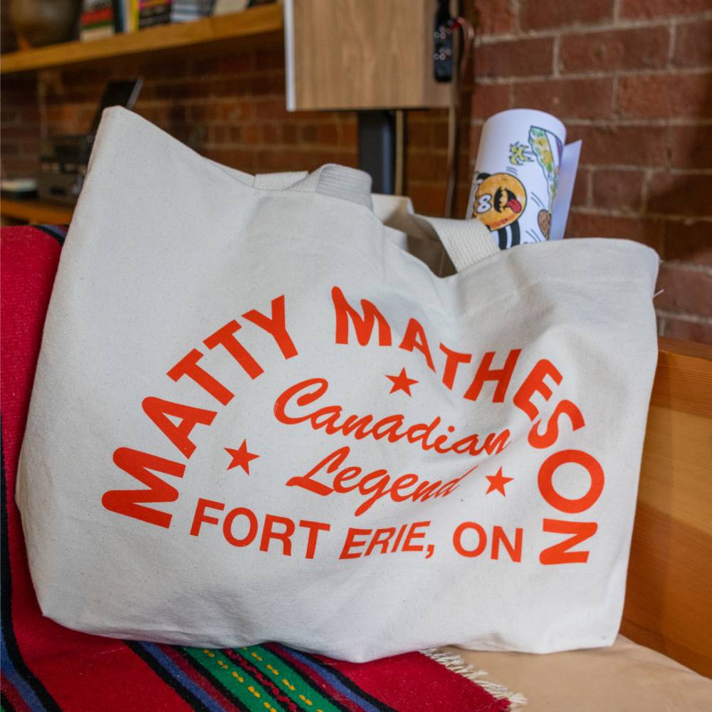 Canadian Legend Tote Bag Matty Mainline Tote BagMatty Matheson