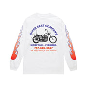 Marty's Parts x River Seat Company L/S White Shirt