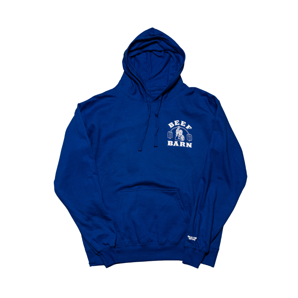 Beef Barn Logo Hoodie Beef Barn Pullover HoodieMatty Matheson