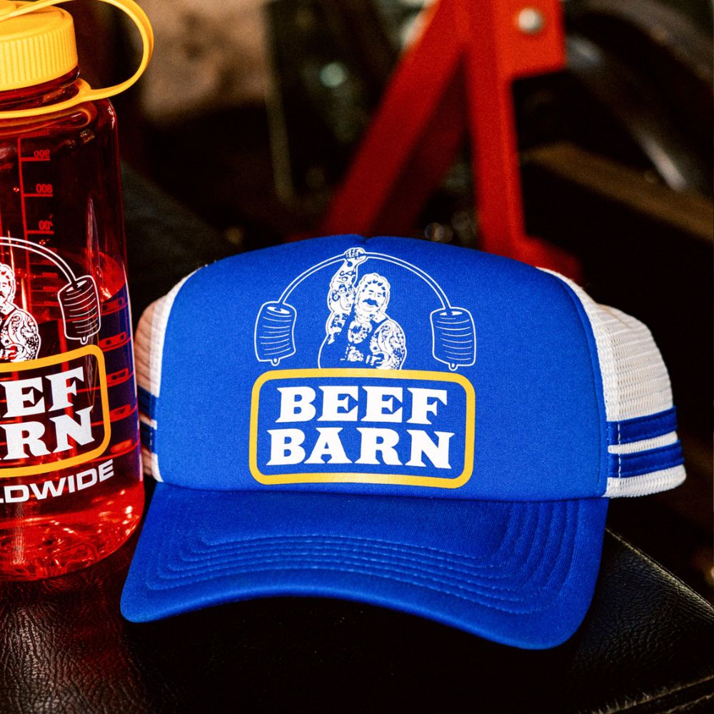 Beef Barn Worldwide Striped Hat Beef Barn HatMatty Matheson