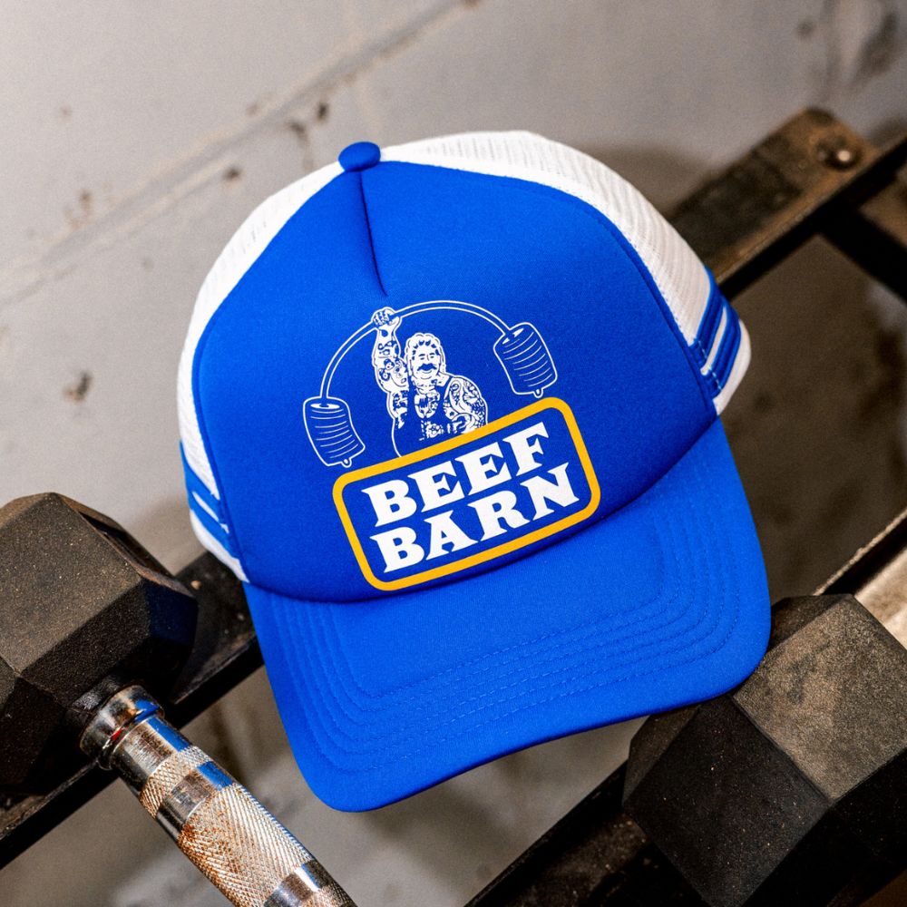 Beef Barn Worldwide Striped Hat