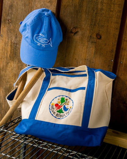 Blue Goose Farm Crest Tote Bag