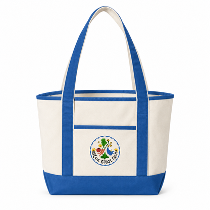 Blue Goose Farm Crest Tote Bag Blue Goose Farm Tote BagMatty Matheson