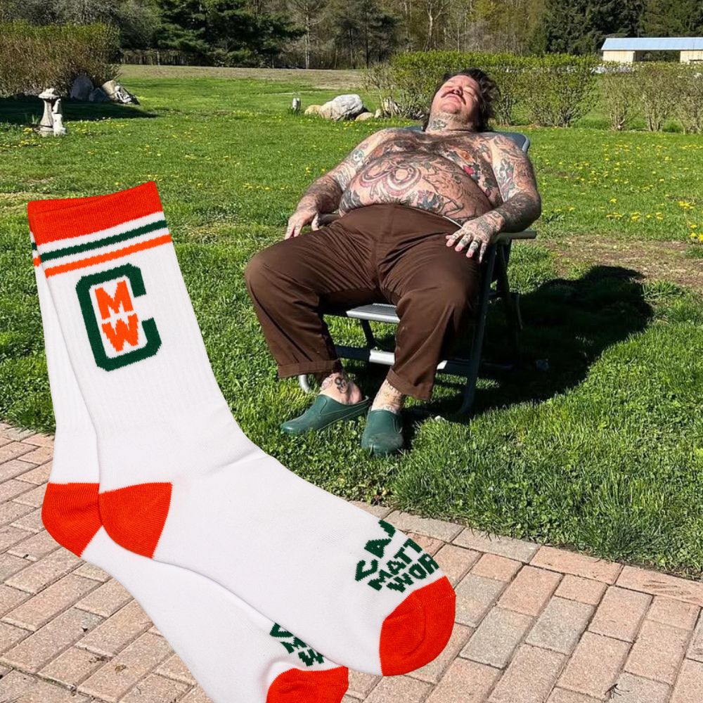 Camp Matty's World Monogram Socks