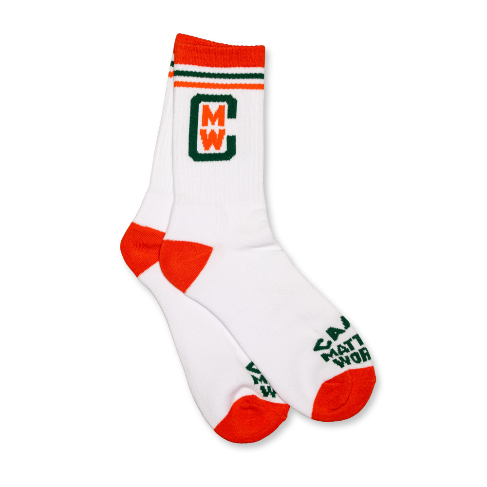 Camp Matty's World Monogram Socks