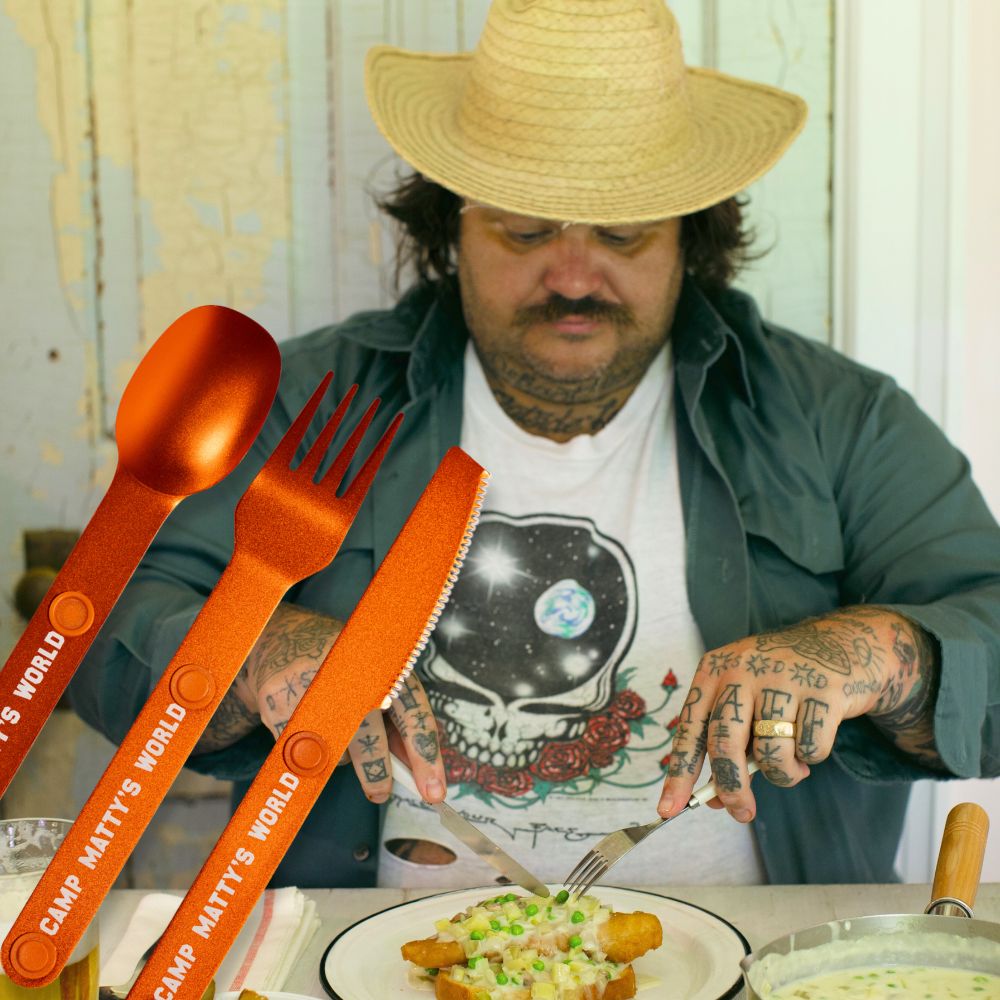 Camp Matty's World Utensil Set