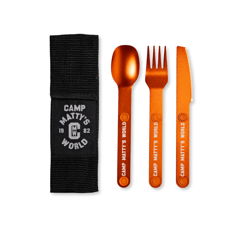 Camp Matty's World Utensil Set