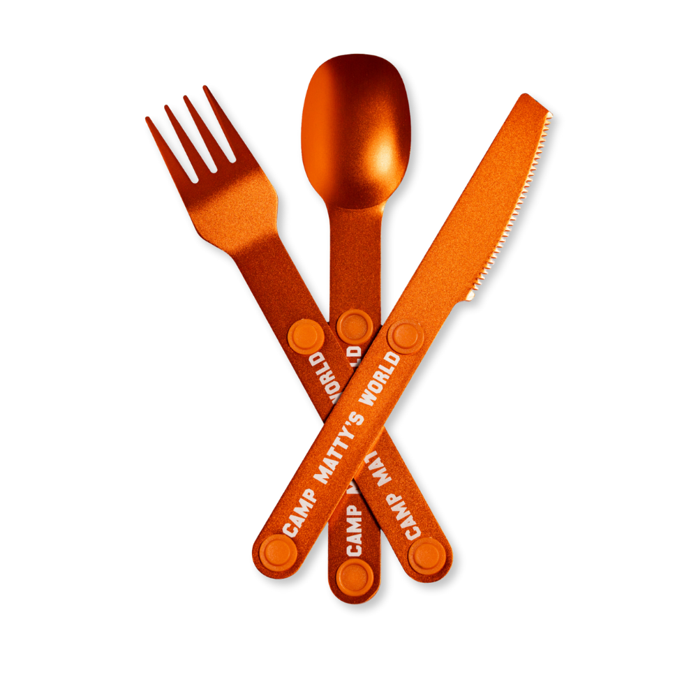 Camp Matty's World Utensil Set