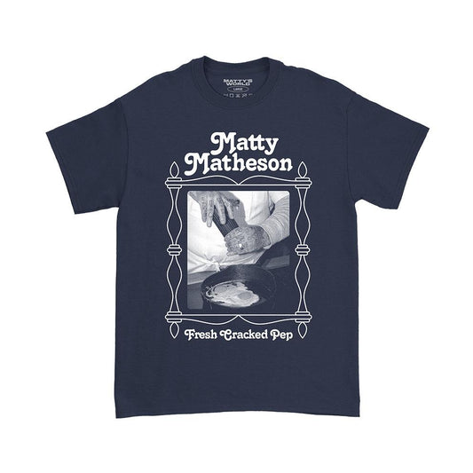 Matty Matheson Fresh Cracked Pep T-Shirt in Navy