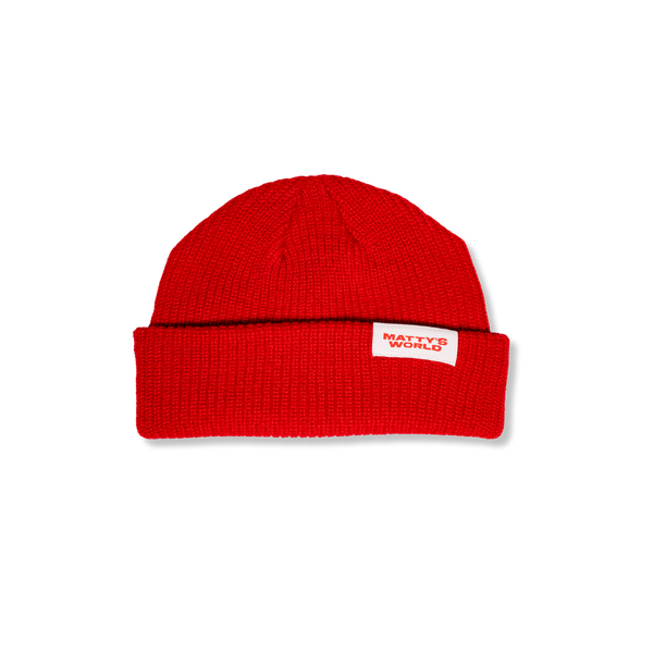 帽子 sooty Gradient Beanie red fuji Matty's World Beanie – Matty Matheson