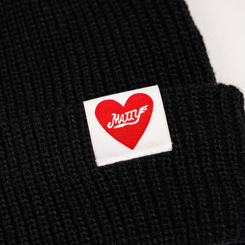 Matty Classic Heart Beanie Matty Mainline BeaniesMatty Matheson