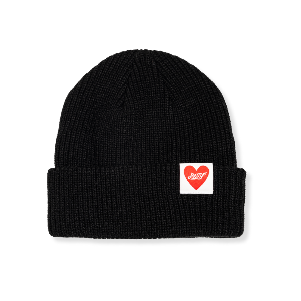 Matty Classic Heart Beanie Matty Mainline BeaniesMatty Matheson