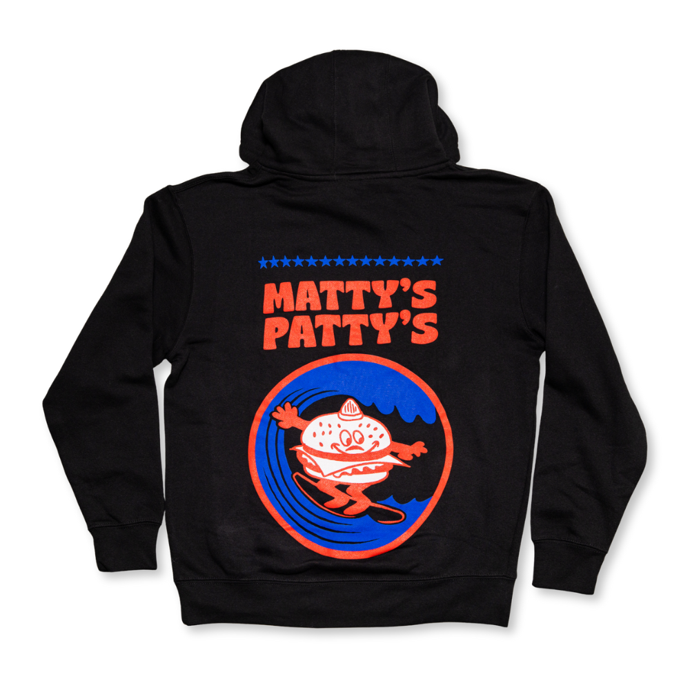 Matty's Patty's Burger Club Hoodie Matty's Patty's Pullover HoodieMatty Matheson