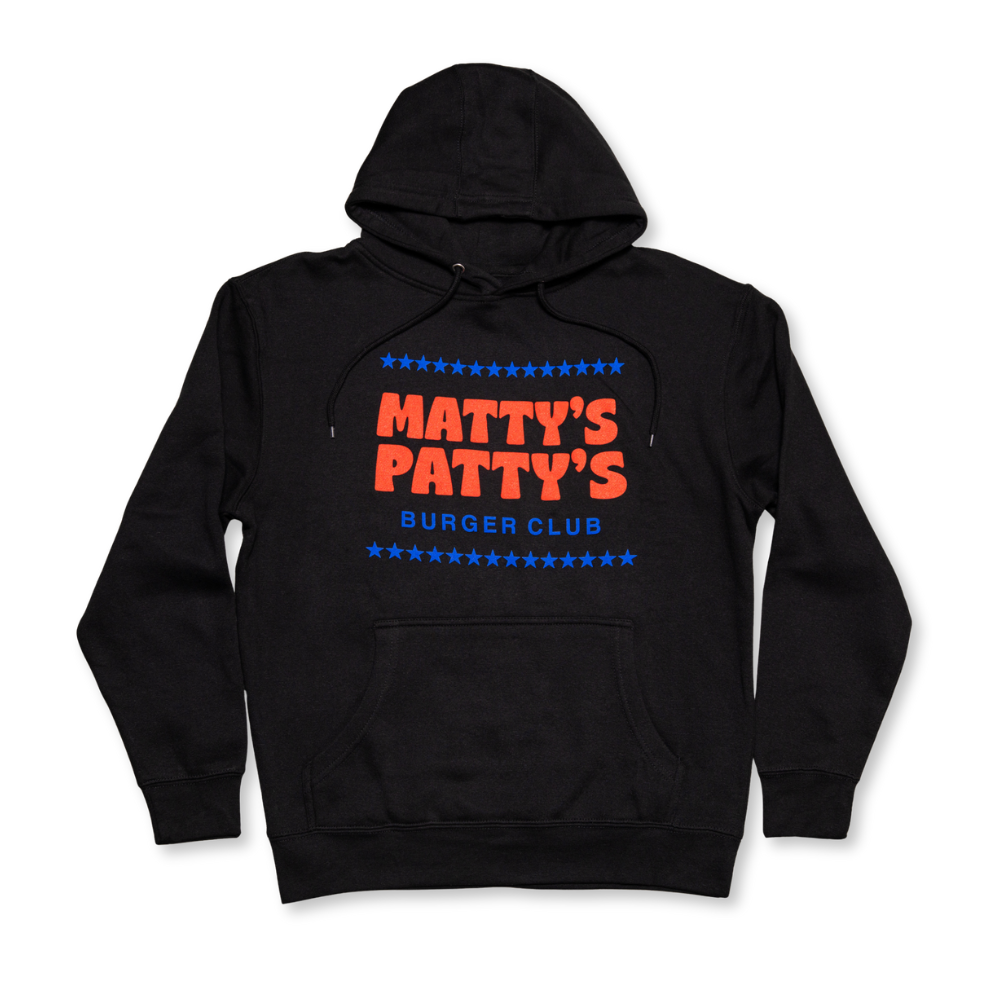 Matty's Patty's Burger Club Hoodie Matty's Patty's Pullover HoodieMatty Matheson