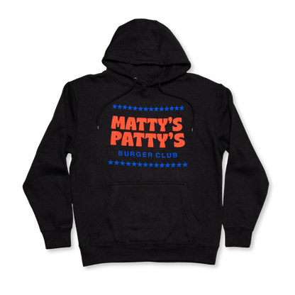 Matty's Patty's Burger Club Hoodie Matty's Patty's Pullover HoodieMatty Matheson