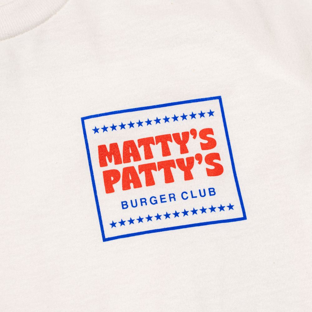Matty's Patty's Burger Club T-Shirt Matty's Patty's T-ShirtMatty Matheson
