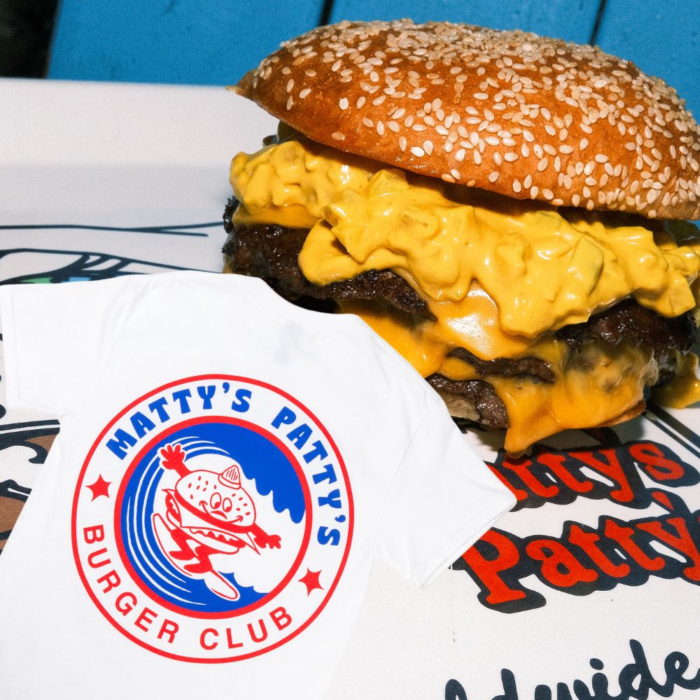 Matty's Patty's Burger Club T-Shirt