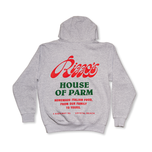 Rizzo's House of Parm Stacked Pullover Hoodie Rizzo's House of Parm Pullover HoodieMatty Matheson