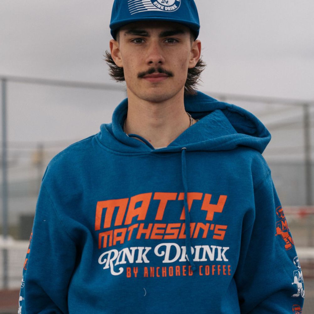 Anchored x Matty Rink Drink Hoodie Anchored Coffee Pullover HoodieMatty Matheson