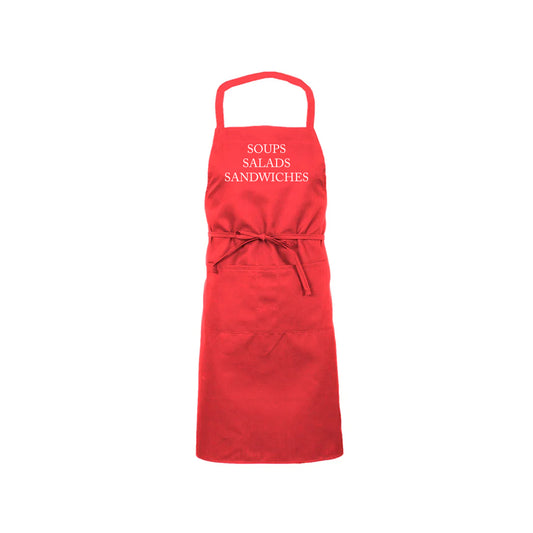 Soups, Salads, Sandwiches Apron