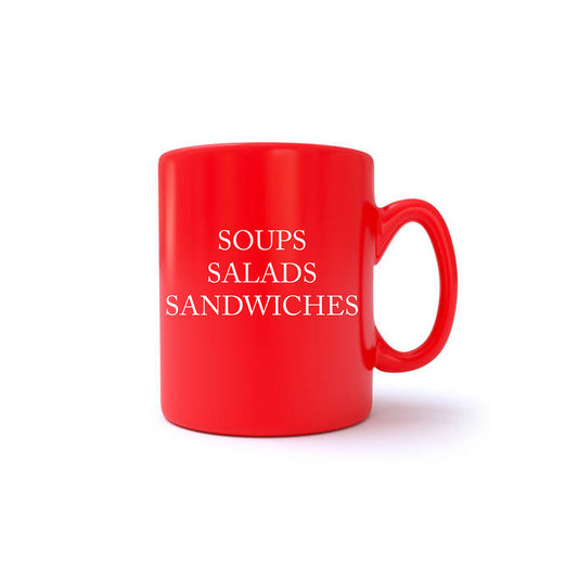 Soups, Salads, Sandwiches Mug