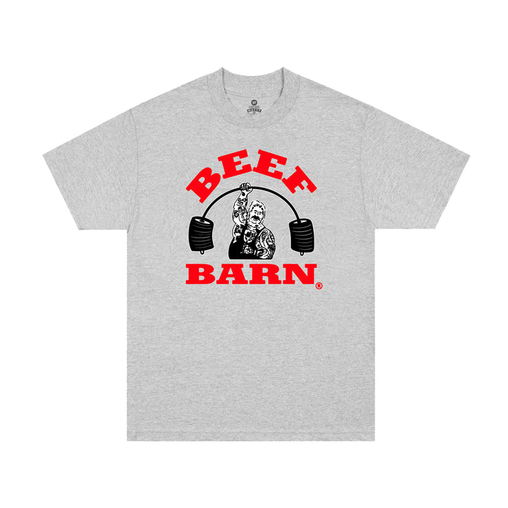 Beef Barn T-shirt Heather Grey