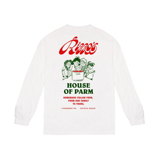 Rizzo's House of Parm Family Long Sleeve Shirt Rizzo's House of Parm LongsleeveMatty Matheson